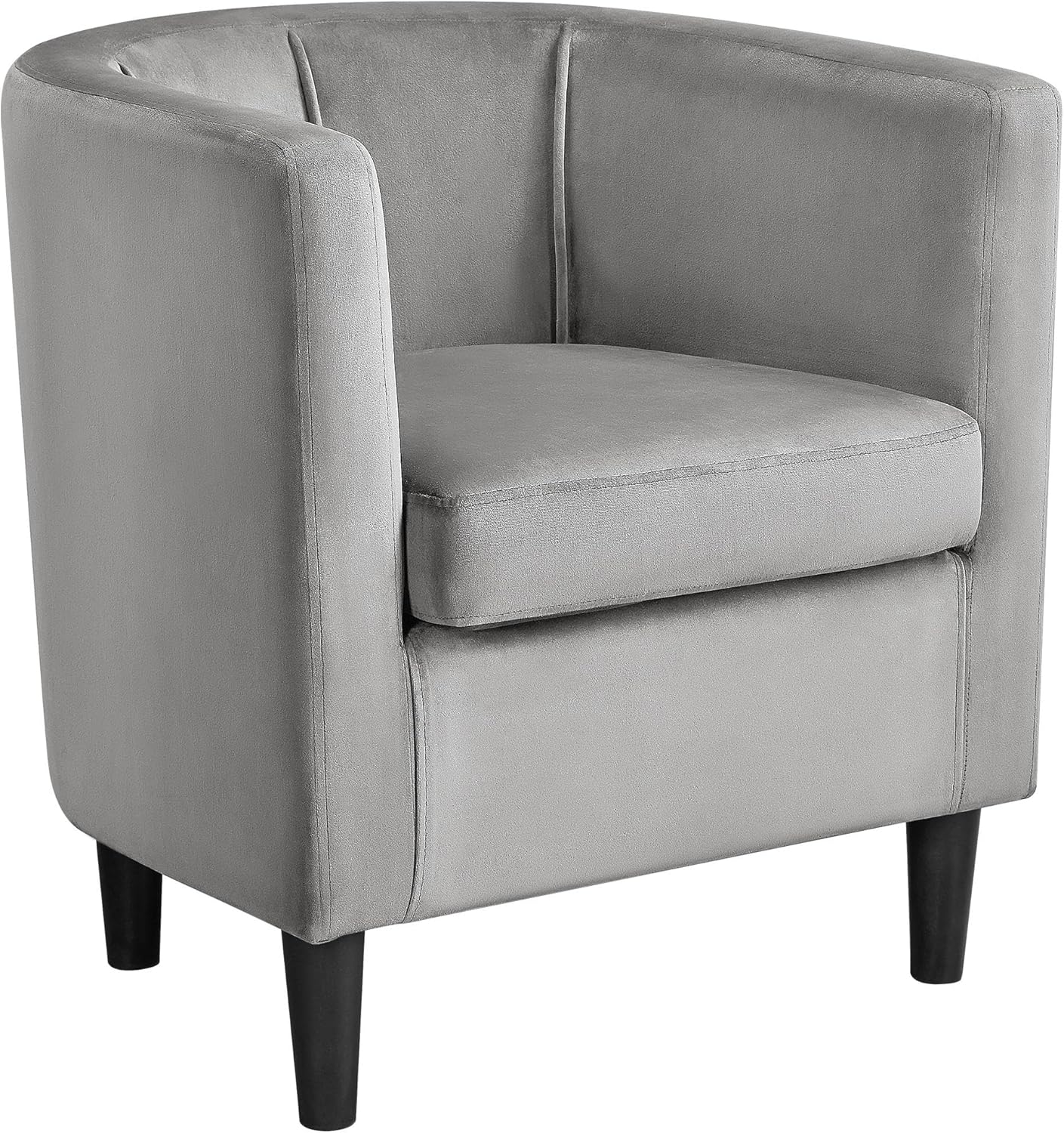 Sofa Velvet Tub Chair, Modern Upholstered Armchair, Accent Club Sofa Chair, Barrel Corner chair