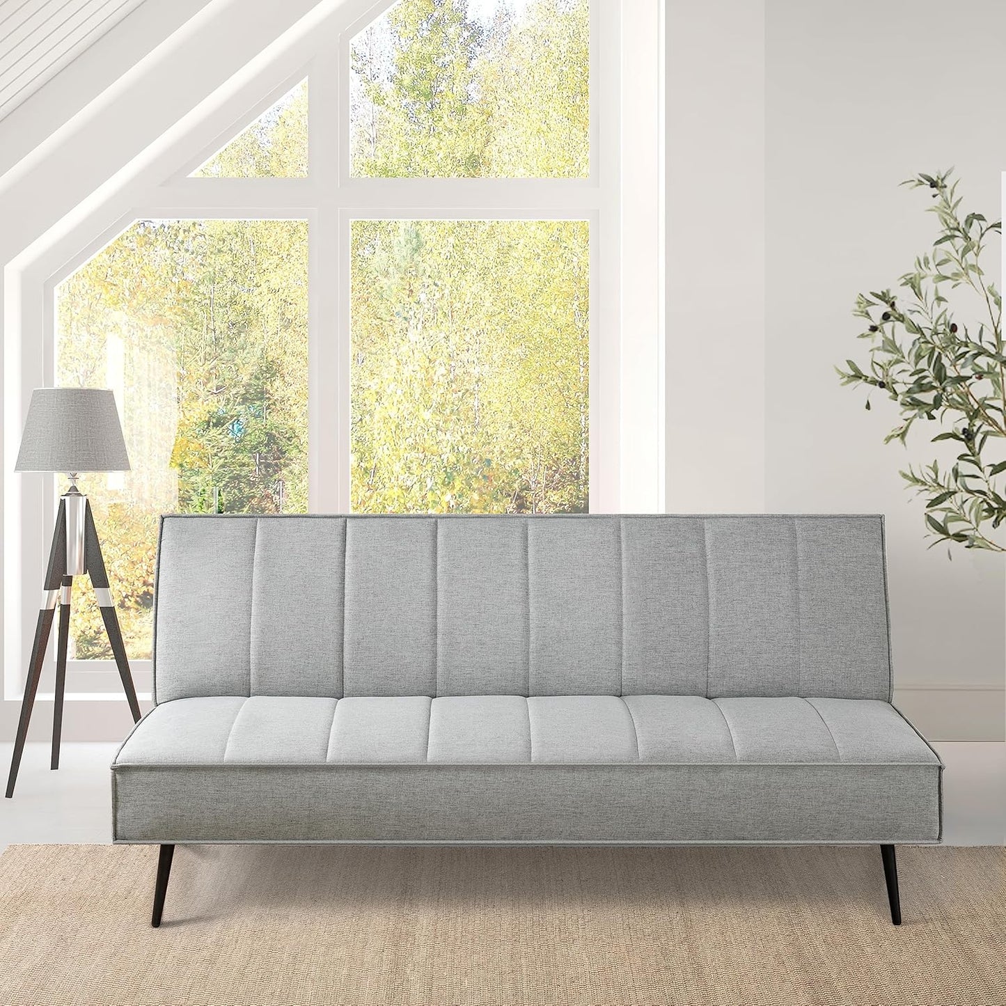 Sofa Quinn Clic Clac Sofa Bed - Sofa Bed 168x96x75 cm - 2-in-1 Folding Sofa Bed