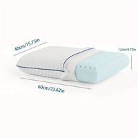 Ultra-Soft Memory Foam Pillow For Side, Back - Breathable Mesh Cover - X2